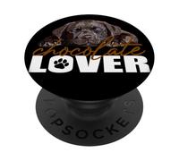 Chocolate Lab Love The Lab Padre Il Lab Madre PopSockets PopGrip Adesivo