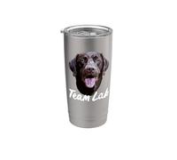Chocolate Lab Lover Brown Labrador Retriever amante dei cani Bicchiere termico in acciaio inox doppia parete