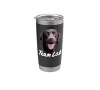 Chocolate Lab Lover Brown Labrador Retriever amante dei cani Bicchiere termico in acciaio inox doppia parete