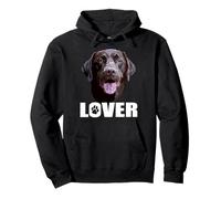 Chocolate Lab Lover Brown Labrador Retriever Amante dei Cani Felpa con Cappuccio