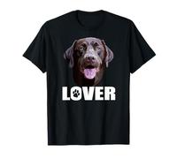 Chocolate Lab Lover Brown Labrador Retriever Amante dei Cani Maglietta