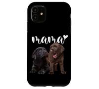 Chocolate Lab Mom The Lab Mamma Labrador marrone Mama Lab Dog Custodia per iPhone 11