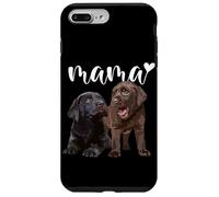 Chocolate Lab Mom The Lab Mamma Labrador marrone Mama Lab Dog Custodia per iPhone 7 Plus/8 Plus