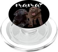 Chocolate Lab Mom The Lab Mamma Labrador marrone Mama Lab Dog PopSockets PopGrip per MagSafe