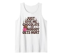 Chocolate Lover Sarcasm - Just Give Me Candy Bar Canotta