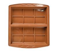 Chocolate Mold, Chocolate Bar Molds, Deep Chocolate Mold, Rectangular Silicone Non-Stick Molds, Thick Break Apart Candy Mold, Stuffed Baking Tool, 7.09x7.72x0.79 Inches for Soap and Kitchen Use