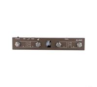 Chocolate Plus M-VAVE - Controller MIDI a pedale, 4 pulsanti, ricaricabile, wireless, compatibile con app CubeSuite, design portatile in metallo (marrone)