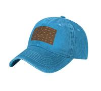 Chocolate Squares Cake Blue Il cappello è traspirante, assorbe il sudore e regolabile, alla moda e versatile, adatto per tutte le stagioni.