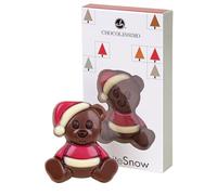 CHOCOLISSIMO - Cioccolato di Natale - Orsetti di cioccolato - Figurine di cioccolato - Dolci natalizi - Regalo di Natale al cioccolato - Idee regalo per bambini, ragazze, ragazzi, uomini, donne