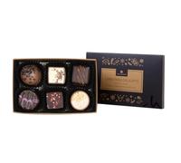 CHOCOLISSIMO - Regali di Natale - Regali di cioccolato - 6 cioccolatini di Natale fatti a mano - Idee regalo per uomini, donne, mamme, papà, nonne e nonni - Delizie natalizie