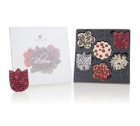 CHOCOLISSIMO - Regalo di Cioccolato - 6 Tavolette di Cioccolato A Forma di Fiore - Regalo per la Mamma - Cioccolatini da Offrire - Idea Regalo Originale per Donne, Pasqua, San Valentino