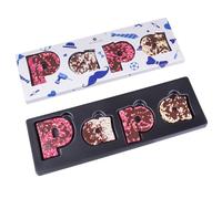 CHOCOLISSIMO - Regalo Papà - Cioccolatini da Offrire - per la Festa Delle Feste, Anniversario, Noël - Lettere di Cioccolato Fondente - Regalo di Compleanno Originale per Uomini - Cioccolato Belga