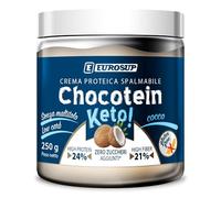 CHOCOTEIN® KETO - Crema Proteica Spalmabile al gusto Cocco | Alto contenuto proteico | Low Carb | High fiber | Senza maltitolo