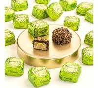 Chocoviarr Pistacchio 1 kg, Cioccolatini Ripieni di Pistacchi e Nocciole IGP, Ricoperti di Cioccolato Fondente