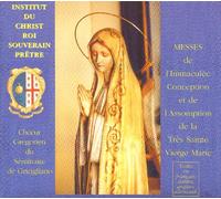 Choeur grégorien des séminaristes de l'Institut du Christ Roi de Gricigliano en Italie - Chant Grégorien - Messe de l'Immaculée Conception et de l'Assomption de la Vierge Marie