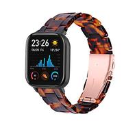 Chofit Cinturini compatibili con Amazfit GTS 4 Mini/GTS 2 Mini Strap, 20 mm Resina Sostituzione Cinturino Cinturino Leggero Accessori per Bip 3 Pro/Bip 3/GTS 3/GTS 2 Mini/GTS 2e/GTS 2 (marrone)
