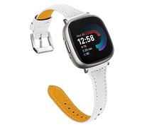 Chofit Cinturini compatibili con Fitbit Versa 4/Sense 2, cinturino sottile in pelle floreale di ricambio per Sense2/Versa 4, One Size, Pelle sintetica, Non pietra preziosa
