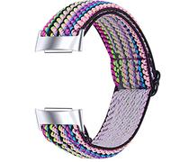 Chofit Cinturino compatibile con Fitbit Charge 5, cinturino elastico in nylon intrecciato impermeabile di ricambio per tracker di attività Charge 5 (9)