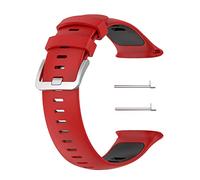 Chofit Cinturino compatibile con Polar Vantage V2, morbido silicone di ricambio per smartwatch Vantage V2 (rosso-nero)