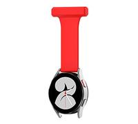 Chofit Cinturino da infermiera compatibile con Garmin Forerunner 165/Vivoactive 5/Venu Sq 2, cinturino in morbido silicone con spilla da 20 mm per Venu 2 Plus/Approach S42, One Size, Silicone, Non