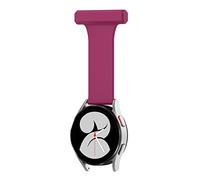 Chofit Cinturino da infermiera compatibile con Garmin Forerunner 165/Vivoactive 5/Venu Sq 2, cinturino in morbido silicone con spilla da 20 mm per Venu 2 Plus/Approach S42, One Size, Silicone, Non