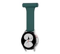 Chofit Cinturino da infermiera compatibile con Garmin Forerunner 165/Vivoactive 5/Venu Sq 2, cinturino in morbido silicone con spilla da 20 mm per Venu 2 Plus/Approach S42, One Size, Silicone, Non