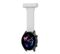Chofit Cinturino da infermiera compatibile con Garmin Venu 3 45 mm/Venu 2 45 mm/Vivoactive 4, cinturino in morbido silicone con spilla da 22 mm per Darth Vader/Forerunner 265 255, One Size, Silicone