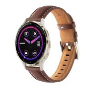 Chofit Cinturino di ricambio compatibile con Garmin Venu 3S, cinturino di ricambio in morbida pelle da 18 mm per Venu 3S/Venu 2S/Forerunner 265S 255S/Vivoactive 4S/Vivomove 3S, Pelle sintetica