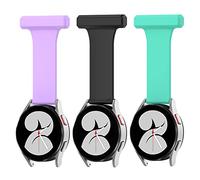 Chofit Cinturino per orologio da infermiera, in morbido silicone, compatibile con Samsung Galaxy Watch 5/4, Garmin Venu 2 Plus, Amazfit GTS 4/3/2 Mini 20 mm (3C)