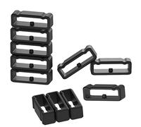 Chofit Compatibile con Suunto Spartan sport cinturino HR Baro/Suunto 9 Baro larghezza 24 # loop silicone Cinghie Keeper chiusure di bloccaggio (confezione da 10) nero