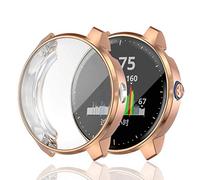 Chofit Custodia Protettiva per Vivoactive 3 Music con Protezione dello Schermo in Morbido TPU Placcato, Cover paraurti Integrale Compatibile con Garmin Vivoactive 3 Music GPS Smartwatch