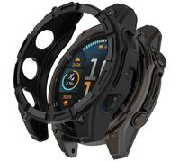 Chofit Custodie compatibili con Gar-min Fenix 8 47 mm, TPU Armatura Protettiva Bumper Robusto Shell Cover per Fenix 8 47mm (nero)