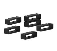 Chofit per Suunto Spartan Sport Wrist HR Baro Cinturini Silicone Keeper Chiusure bloccaggio compatibili per Suunto Spartan Sport Wrist HR Baro/Suunto 9 Baro/Spartan Ultra Black (confezione da 6)