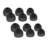 Chofit Tappi auricolari compatibili con auricolari Jabra Elite 4, in morbido silicone, cuscinetti di ricambio per Elite 4 (non E4 Active), 3 misure, 6 paia (nero)