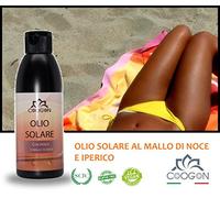 CHOGAN OLIO SOLARE AL MALLO DI NOCE E IPERICO 150ml GLUTEN FREE VEGAN