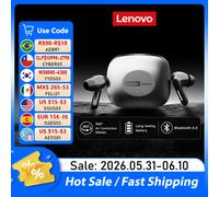 Choice Lenovo LE209 Cuffie da gioco Wireless Bluetooth 6.0 Cuffie sportive Durata della batteria di 35 ore Auricolari impermeabili con riduzione del rumore ANC