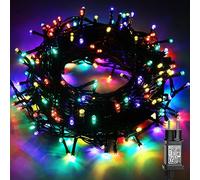 CHOIGN Catena Luminosa Esterno 20M 200 LEDs, Impermeabile 8 Modalità LED Luci da Presa, Luci Natale Luci Albero di Natale Esterno Interno, Luci Giardino per Natale, Festa, Regali, Partito, Casa