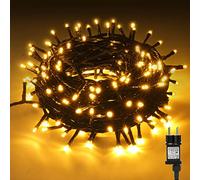 CHOIGN Catena Luminosa Esterno 20M 200 LEDs, Impermeabile 8 Modalità LED Luci da Presa, Luci Natale Luci Albero di Natale Esterno Interno, Luci Giardino per Natale, Festa, Regali, Partito, Casa