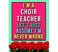 Choir Teacher Word Search: A Funny Appreciation Present For Women Friends & Coworkers