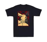 Choke Me Satan Unholy Nun Sexy Gothic Evil Funny Vintage Men's T-Shirt Black L