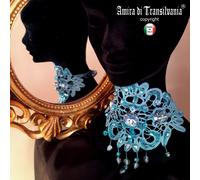 choker gioiello girocollo collarino collana macramè perle cristalli regalo donna