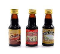 Choklad + Coffee Liquer + Irish Cream 3x25ml - senza alcool | Essenza di Vodka | Aroma per Torta
