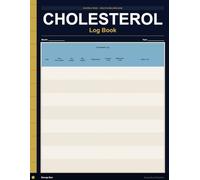 Cholesterol Tracker Log Book - Navy Edition: 100 Pages - Monthly Lipid Panel and Heart Health Record for Adults