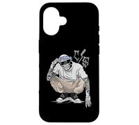 Cholo Chicano Tattoo Cool Mexican Gangster Skeleton Mexico Custodia per iPhone 16