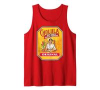 Cholula Hot Sauce Bottle Lable Casual Costume Foodies Canotta