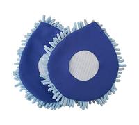 CHOMP! CleanWalls - Confezione di 2 panni in microfibra di ricambio per mocio gigante, riutilizzabili, lavabili, lavabili, pulitore per telai di finestre/porte e battiscopa