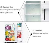 CHONGHAN Mini Frigo Frigorifero 22l Mini Frigorifero Raffreddatore Più Fresco Portatile E Caldo con Raffreddamento A Doppio Nucleo per La Cura Della Pelle Cosmetici Cibo L