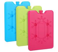 CHONGQILAO Ghiaccioli per Borsa Frigo Piccoli, 3 Pezzi 200ml Mattonelle Ghiaccio Riutilizzabili, Ghiaccio per Borsa Termica, Elementi refrigeranti per Viaggi, Picnic, Campeggio, Escursioni, Vacanze