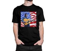 CHONGSUIXIN Jo-Hn-NY C-As-H American Flag Leisure Men's T-Shirt Round Neck Short Sleeve T Shirts Size XL