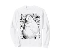 Chonkers The Massive 2000-Pound Sea Lion Ink Sketch Felpa